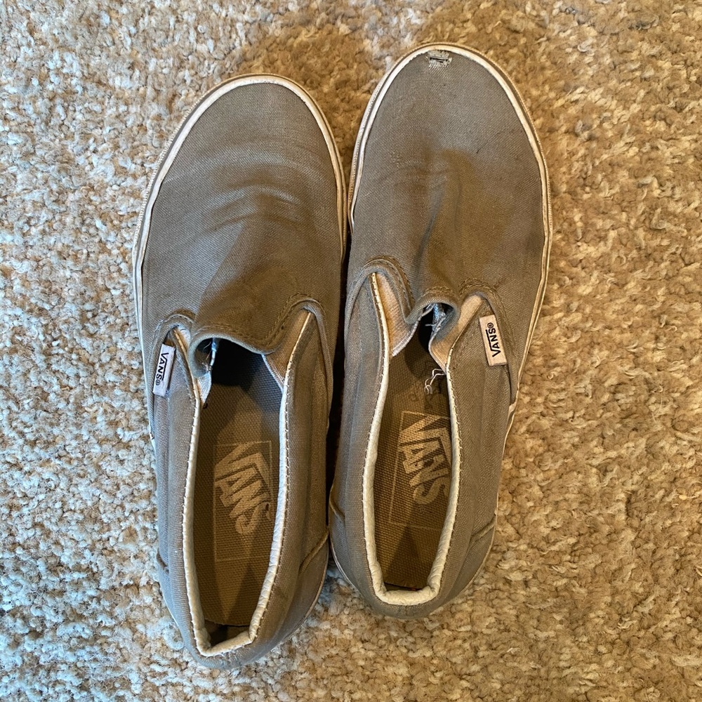 Grey Slip On Vans